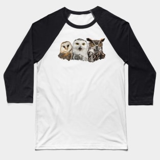 Owls and owl Baseball T-Shirt